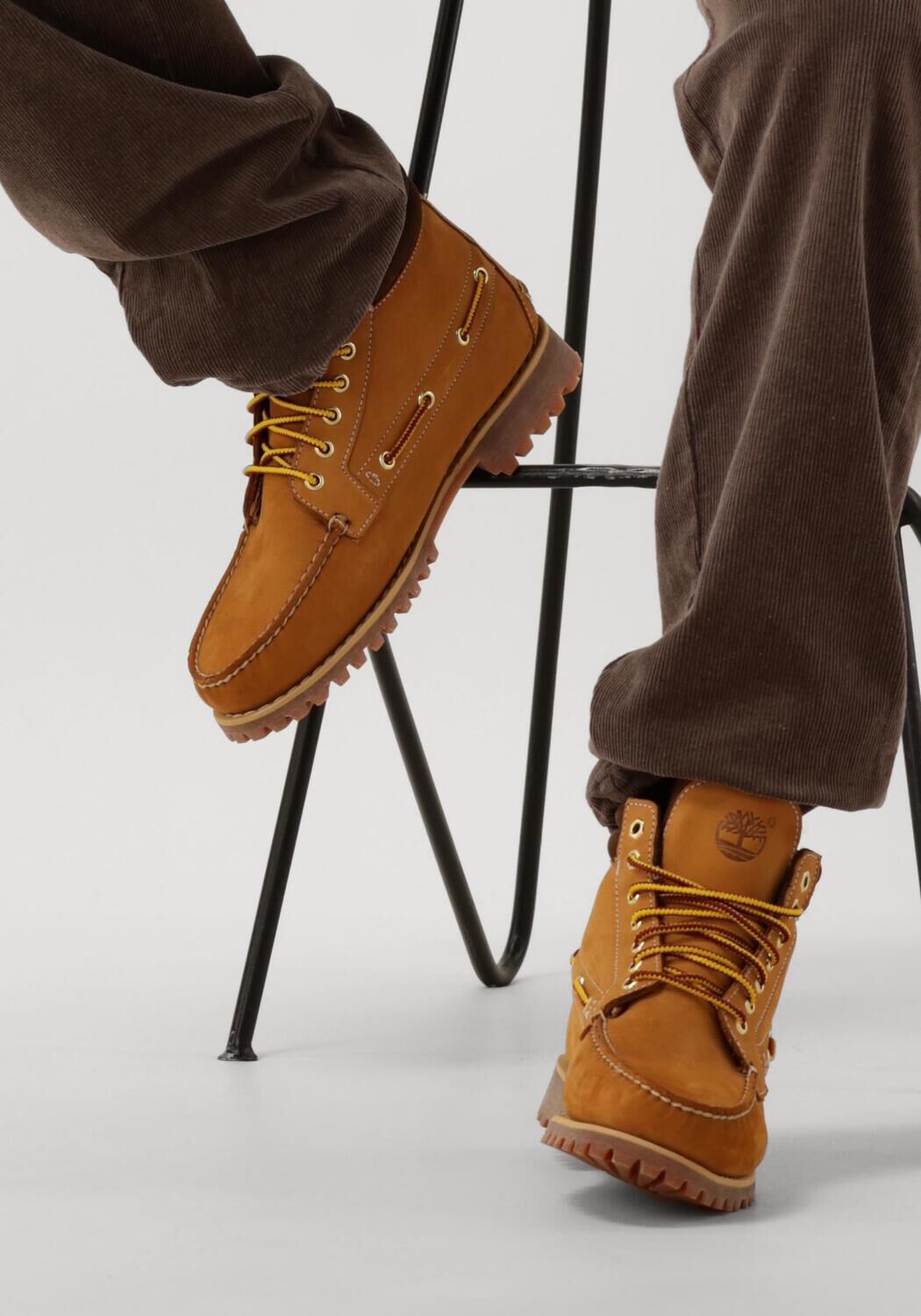 Camelfarbene TIMBERLAND Schn&uuml;rboots AUTHENTIC MID LACE UP BOOT M - large