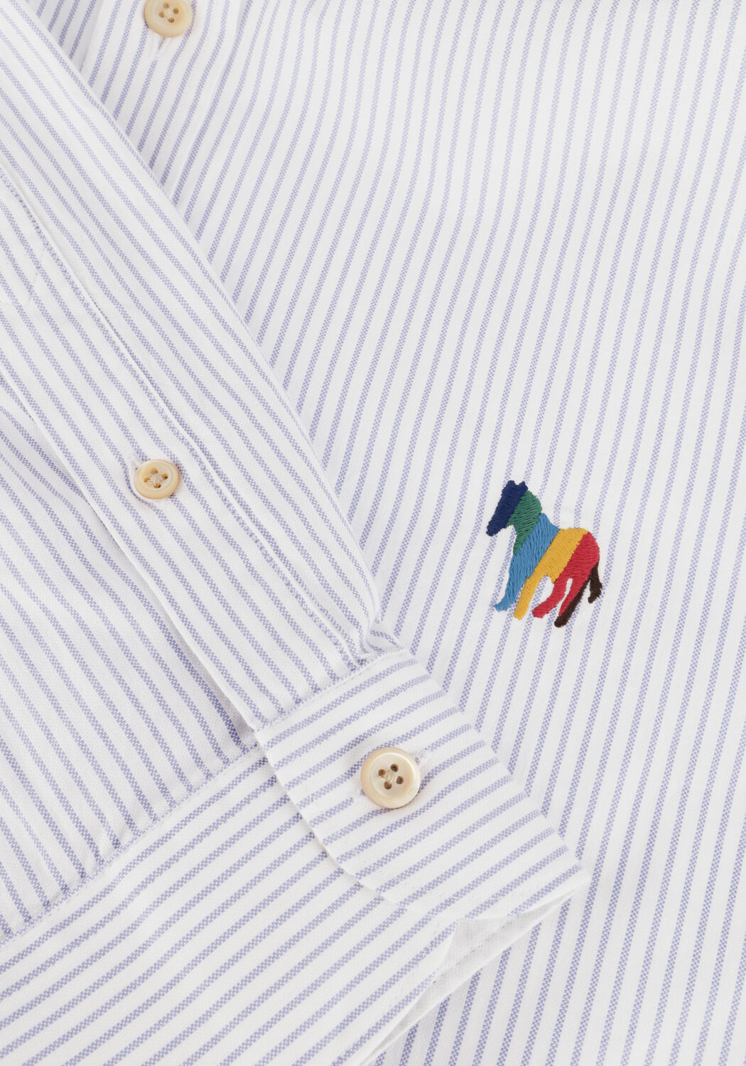 Blaue PS PAUL SMITH Klassisches Oberhemd MENS LS REGULAR FIT SHIRT - large