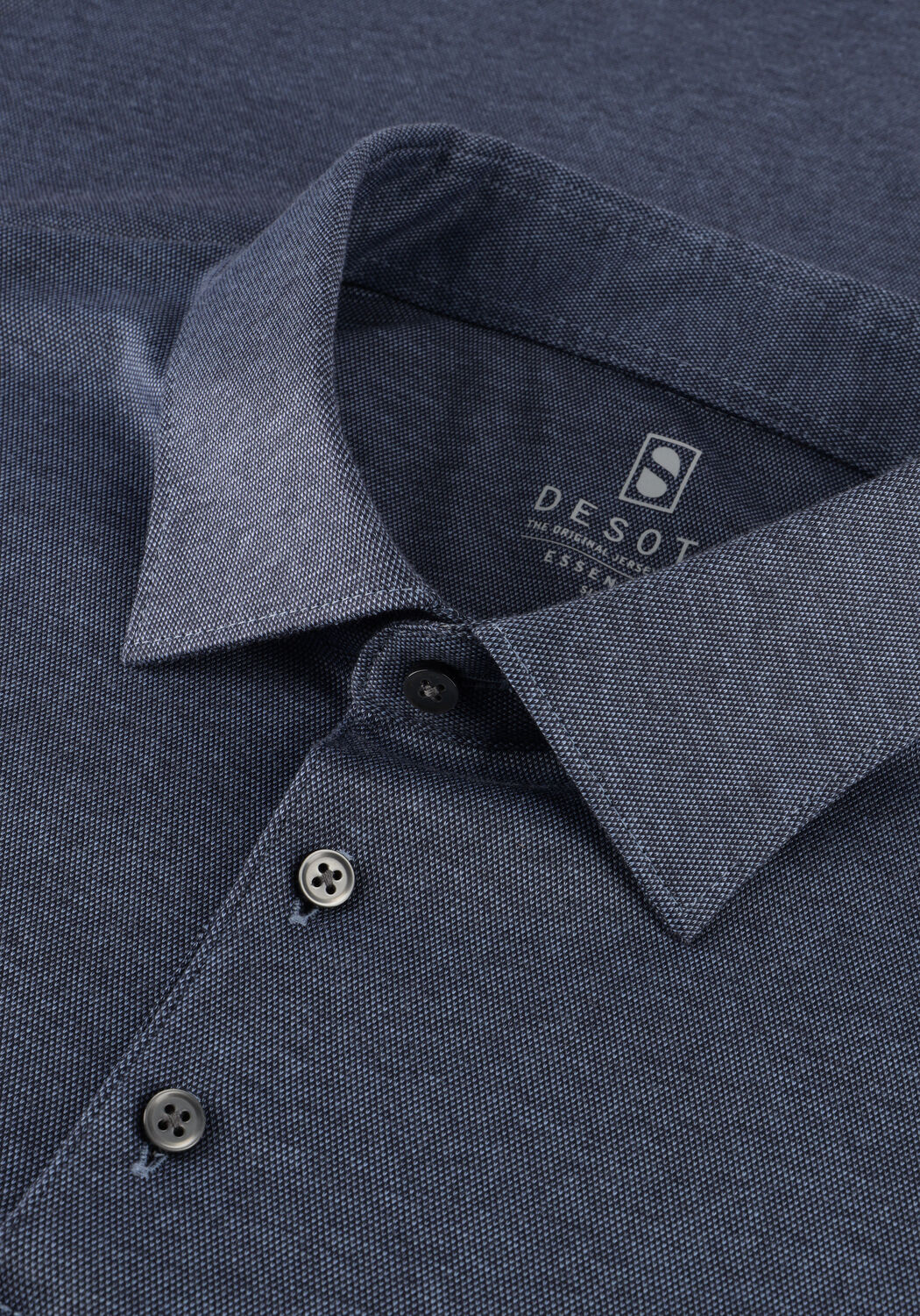 Blaue DESOTO Polo-Shirt ESSENTIAL POLO KENT 1/1 - large