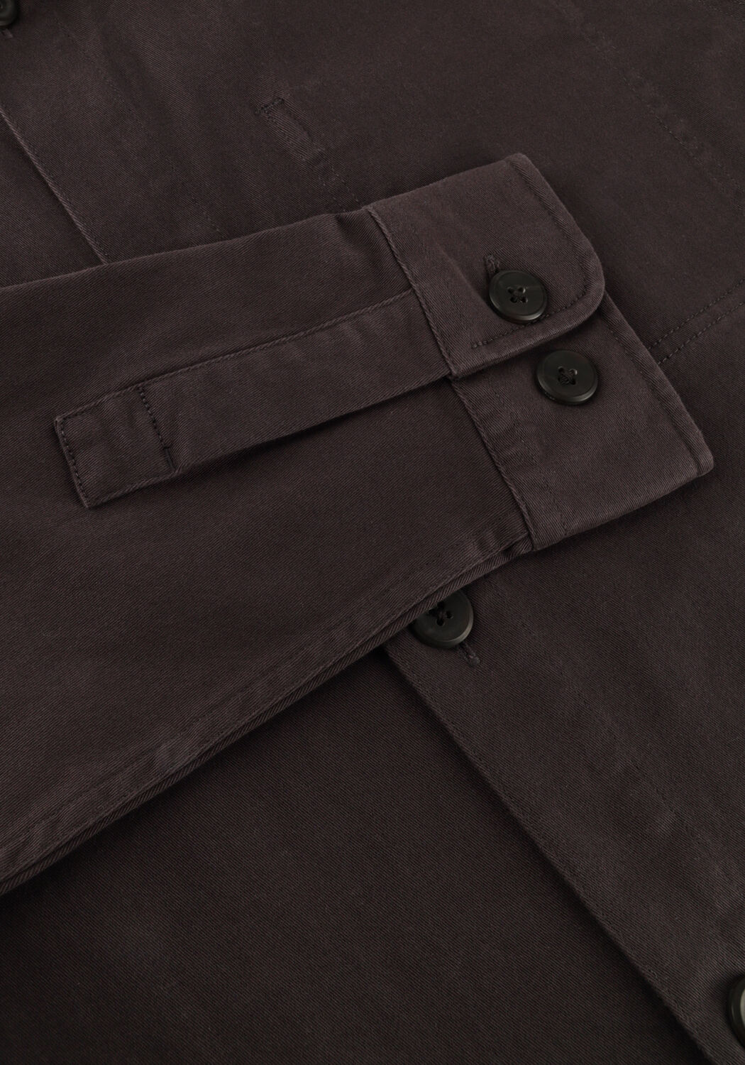 Braune LES DEUX Overshirts LAYTON COTTON OVERSHIRT - large