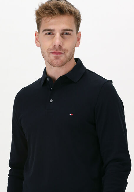 Dunkelblau TOMMY HILFIGER Polo-Shirt 1985 SLIM LS POLO - large
