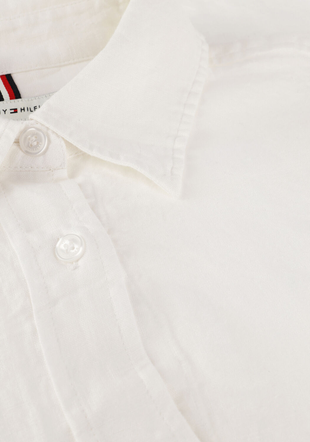 Wei&szlig;e TOMMY HILFIGER Blusen LINEN OVERSIZED SHIRT LS - large