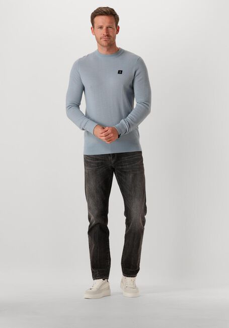 Hellblau BUTCHER OF BLUE Pullover STRUCTURE CREW - large