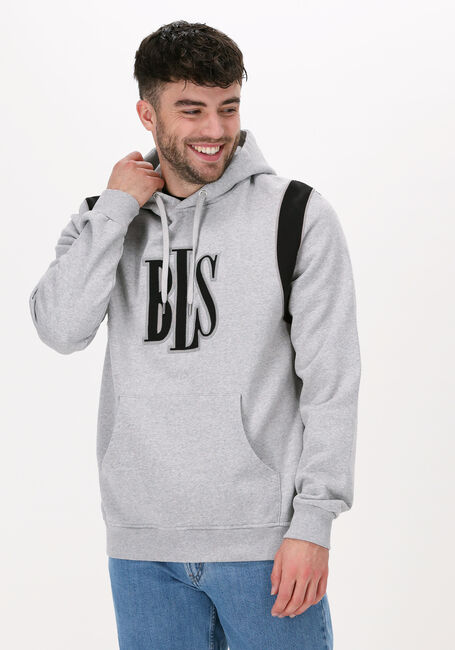 Graue BLS HAFNIA Sweatshirt OG OUTLINE LOGO HOODIE - large