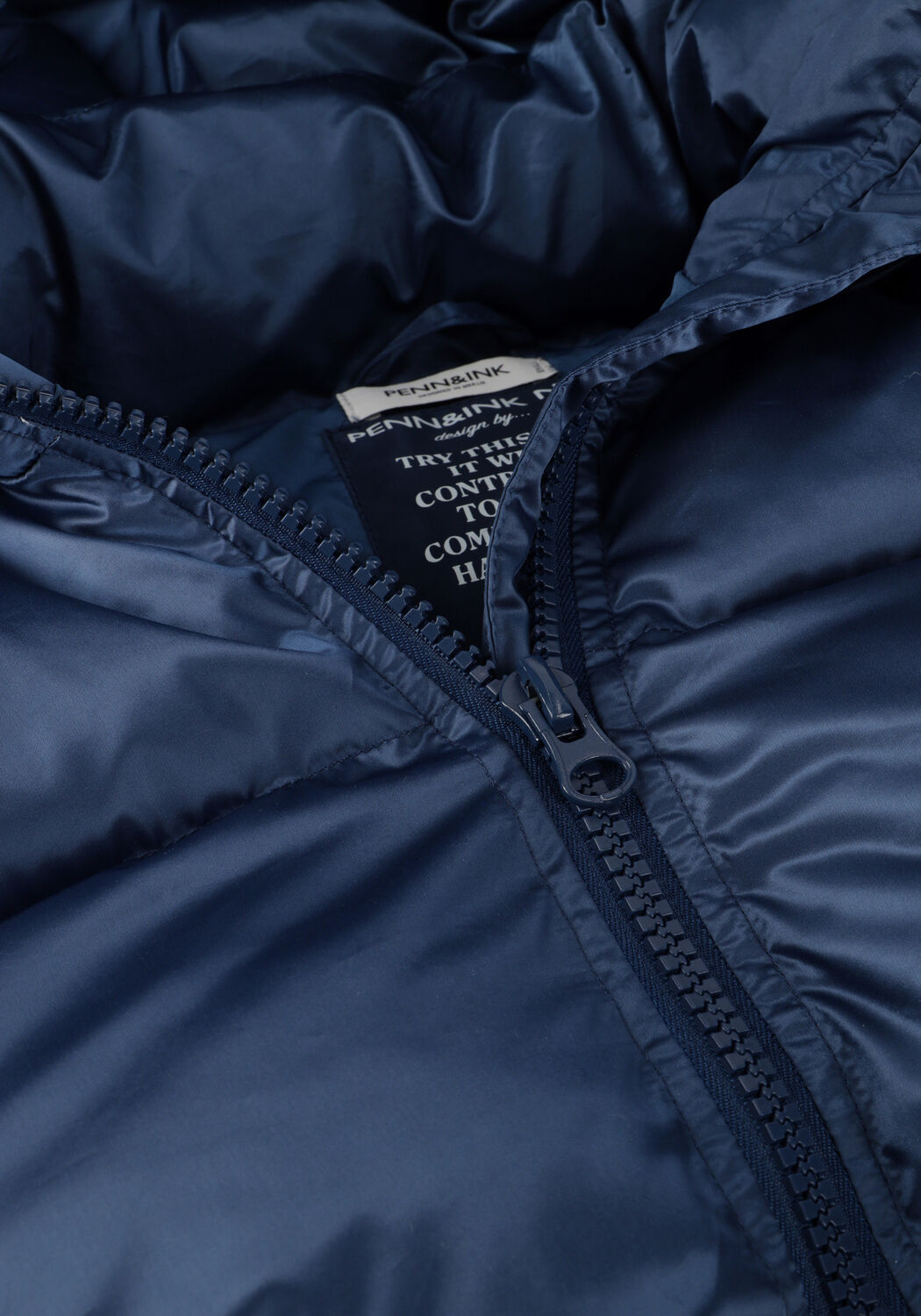 Dunkelblau PENN & INK Wattierte Jack JACKET - large