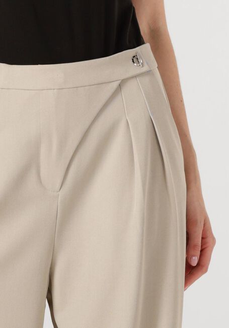 Beige NEO NOIR Weite Hose ZALKA EYELET PANTS - large