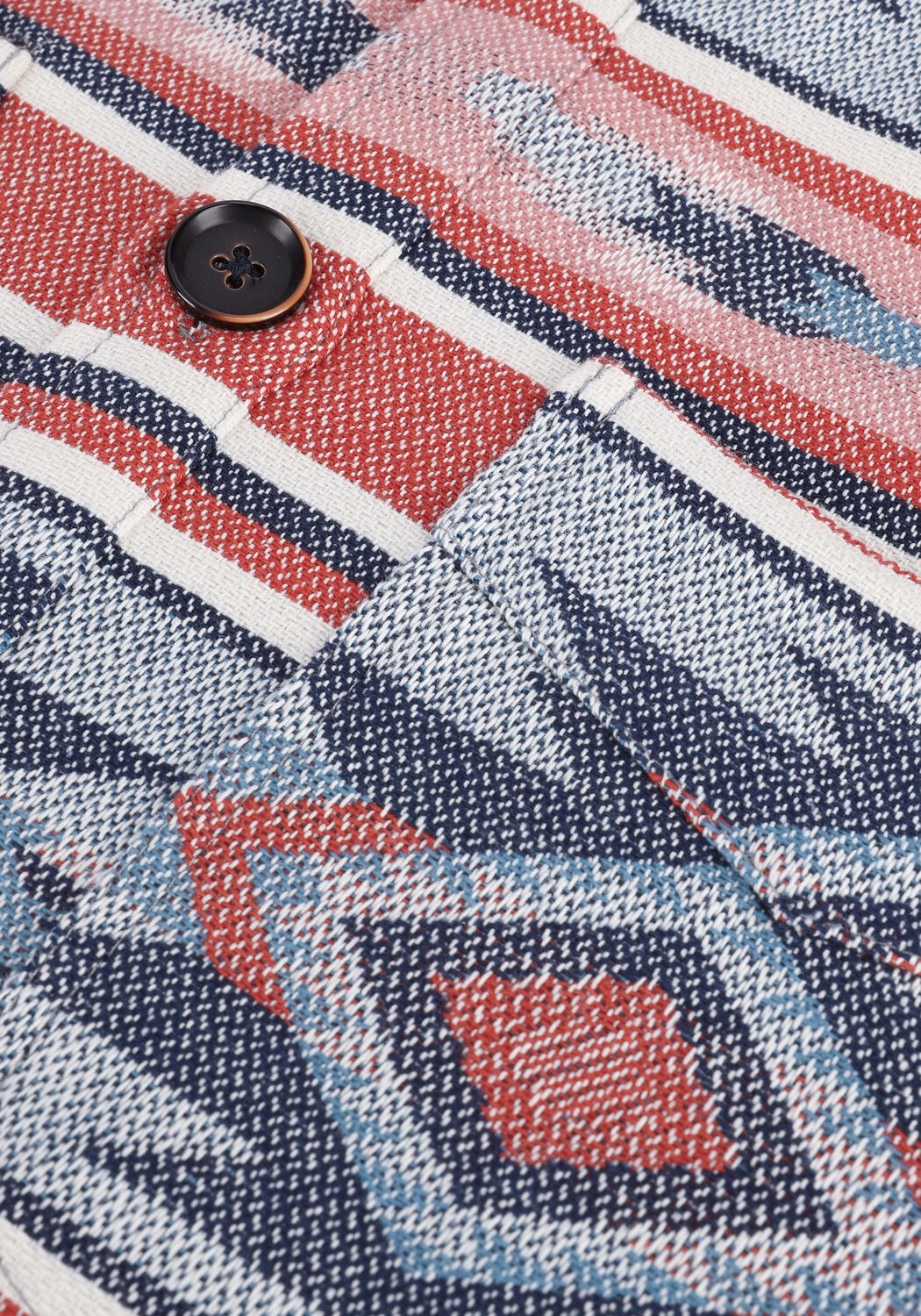 Blaue ANERKJENDT Overshirt AKHANKY JACQUARD OVERSHIRT - large