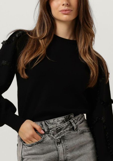 Schwarze OBJECT Pullover OBJDIDI L/S O-NECK KNIT PULLOVER - large