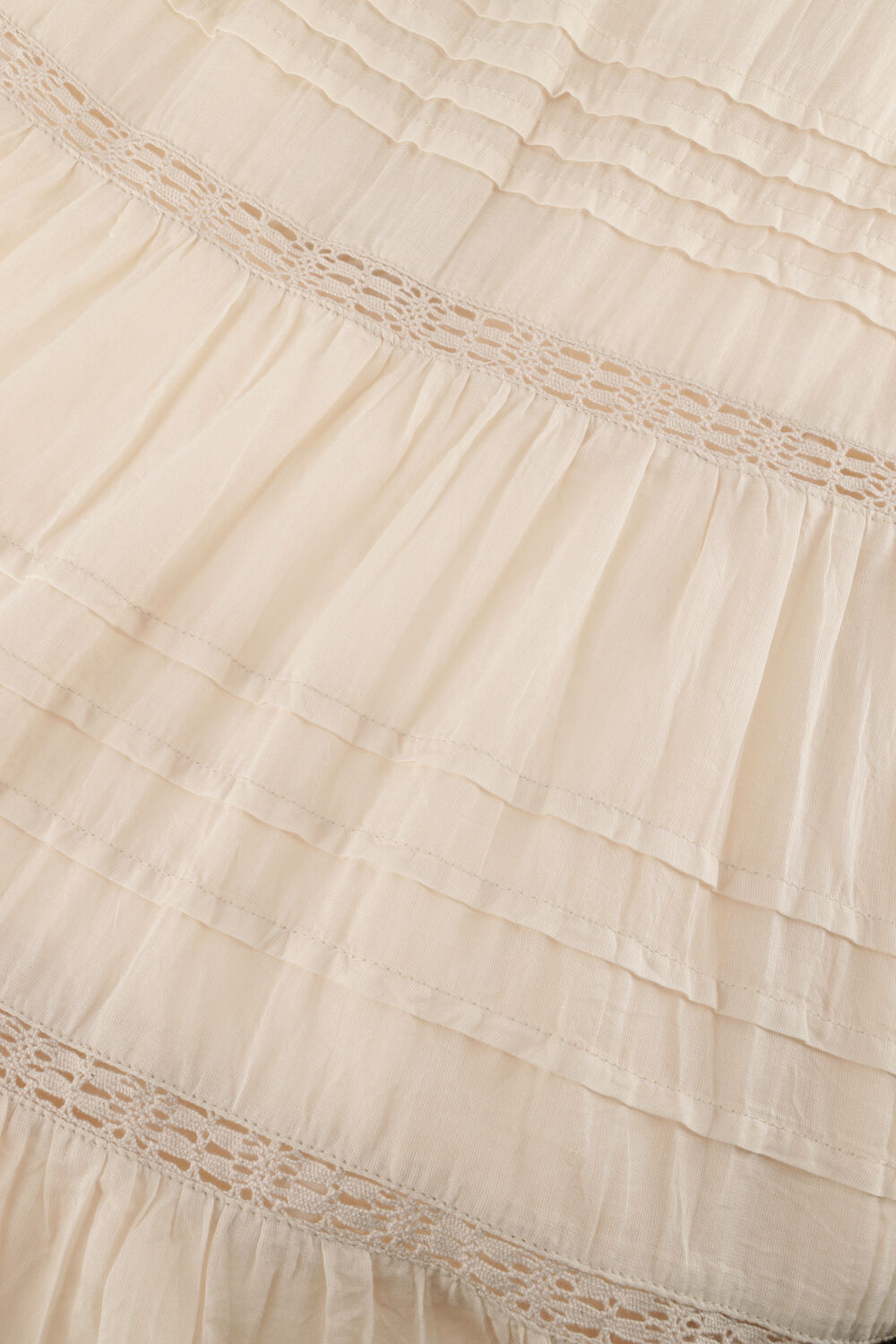 Beige NEO NOIR Midirock FELICIA S VOILE SKIRT - large