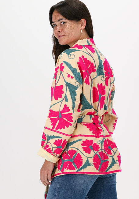 Mehrfarbige/Bunte SISSEL EDELBO Kimono SUZY EMBROIDERY JACKET - large