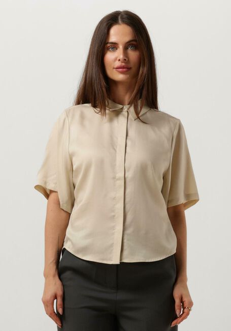 Beige ANOTHER LABEL Bluse DACHE SHIRT S/S - large