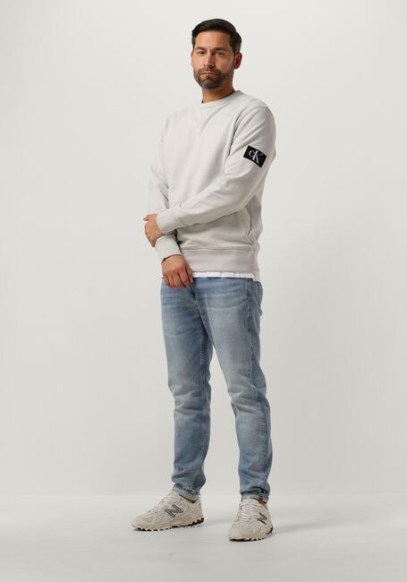 Hellgrau CALVIN KLEIN Sweatshirt BADGE CREW NECK - large