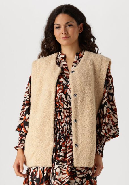 Beige STUDIO AMAYA Gilet COCO - large