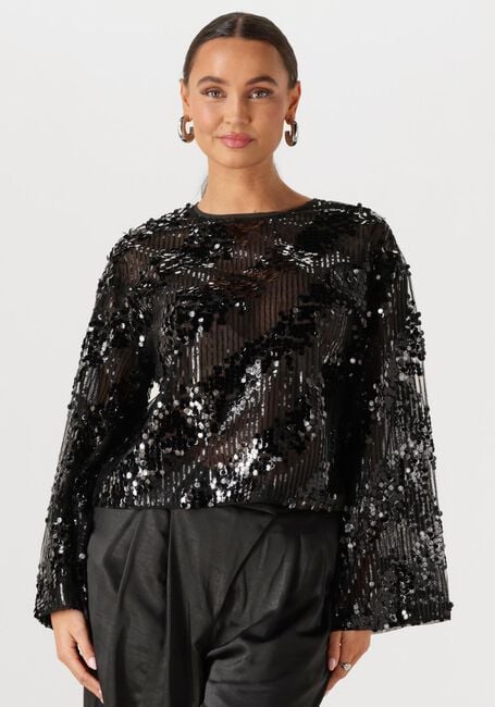 Schwarze EDITED Tops & T-shirts XAVIA OVERSIZE LONGSLEEVE - large