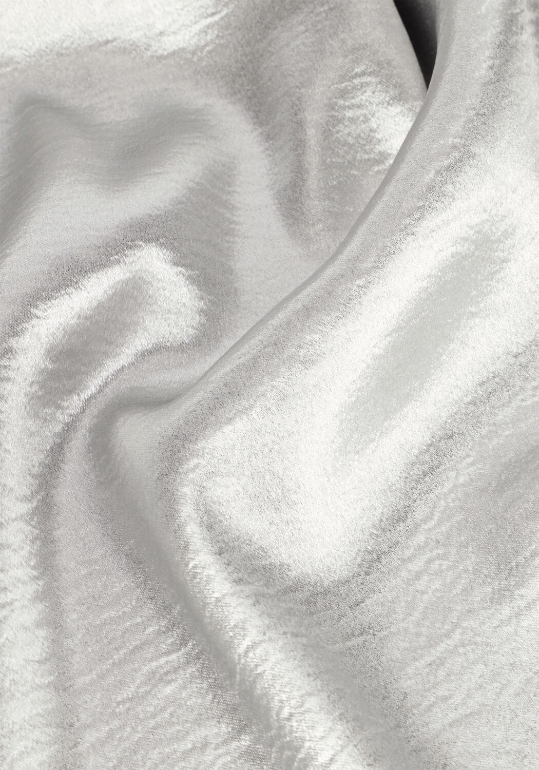 Silberne EDITED Maxirock SILVA SKIRT - large