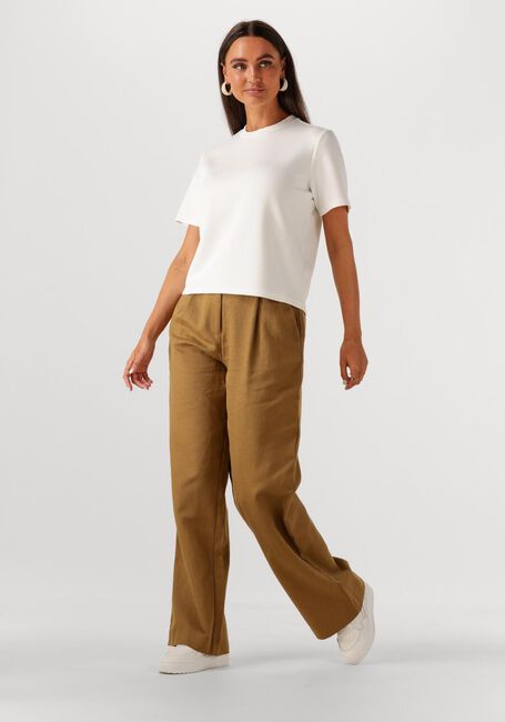 Weiße SELECTED FEMME Top SLFTENNY SS BOXY O-NECK - large