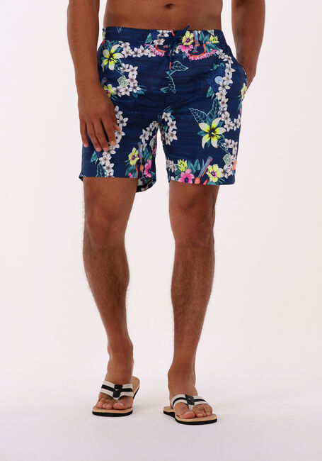Blaue SCOTCH & SODA Badehosen RECYCLED POLYESTER PRINTED SWIMSHORT - large