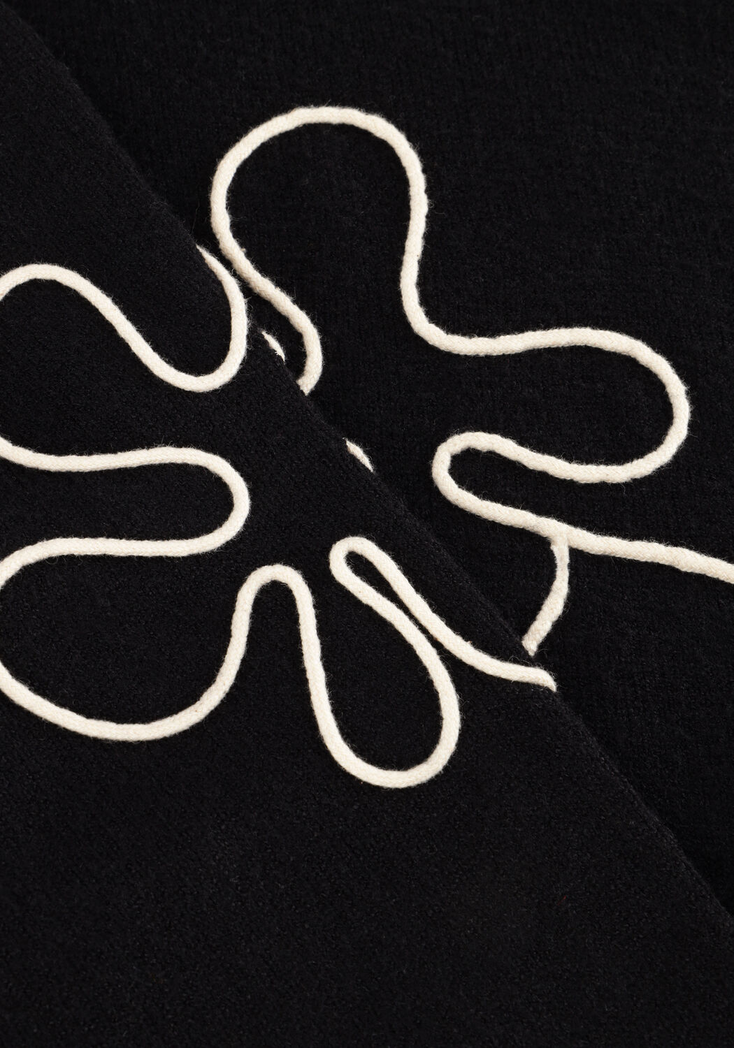 Schwarze OBJECT Pullover OBJLANEY RUBIN LS PULLOVER - large