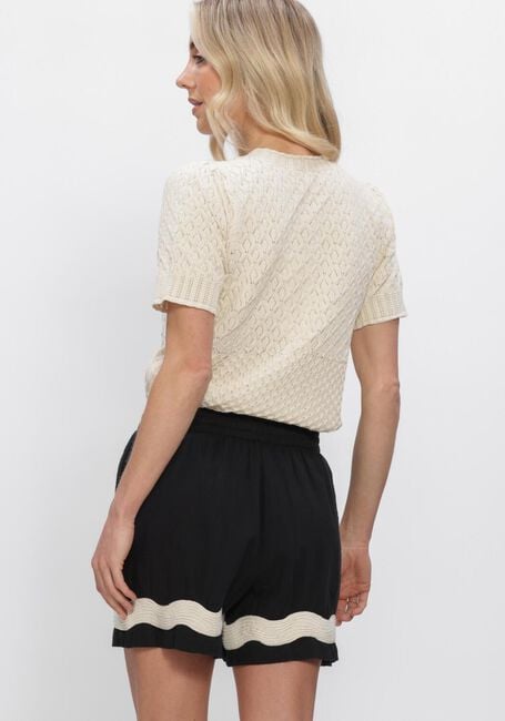 Beige OBJECT Top OBJNOA S/S RE KNIT PULLOVER - large