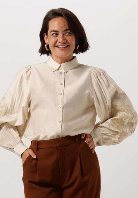 Beige NUKUS Blusen MILANOVA BLOUSE - large