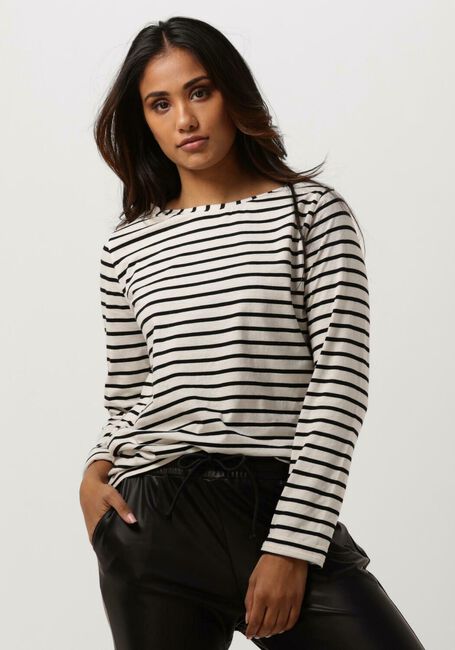 Wei&szlig;e 10DAYS Tops & T-shirts THE LONGSLEEVE STRIPE - large