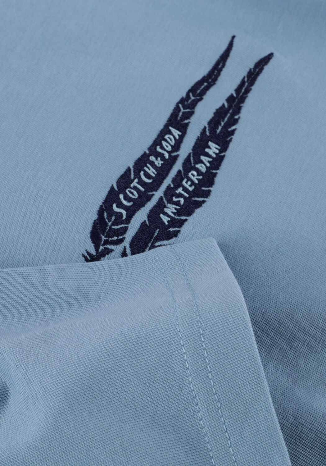 Hellblau SCOTCH & SODA T-shirt LOOSE-FIT ARTWORK T-SHIRT - large