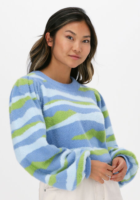 Hellblau HUNKON Pullover 401 ABIGAIL BLOUSE - large