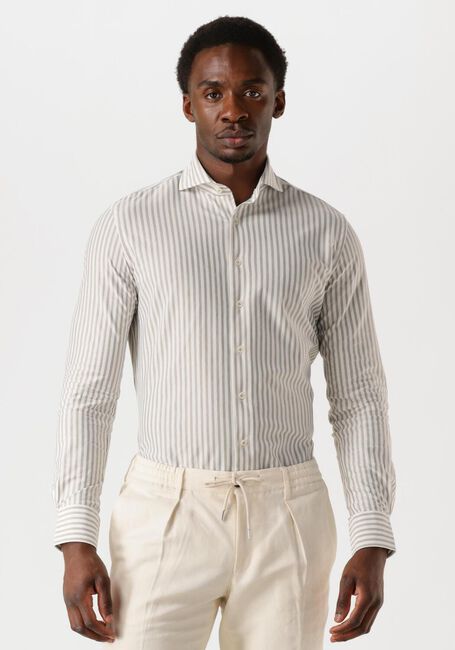 Taupe PROFUOMO Klassisches Oberhemd SHIRT X-CUTAWAY SC SF JAPANESE KNITTED - large