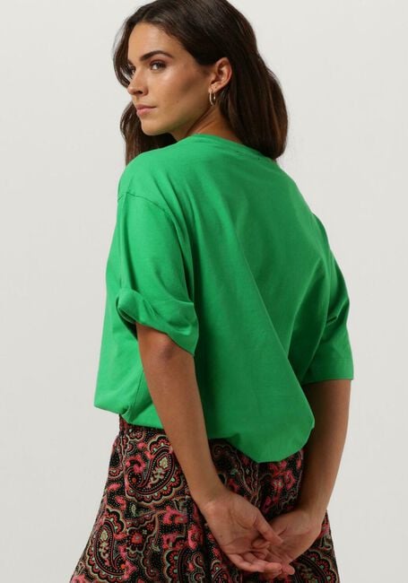 Grüne REFINED DEPARTMENT T-shirt BRUNA - large