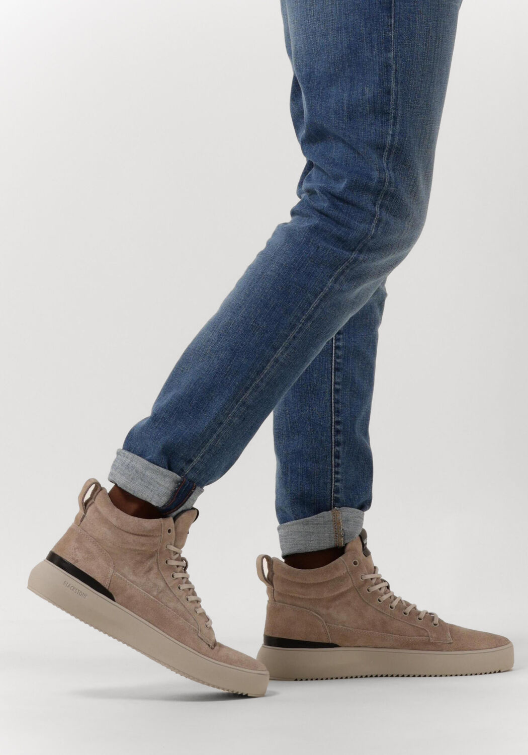 Beige BLACKSTONE Sneaker High YG12 - large