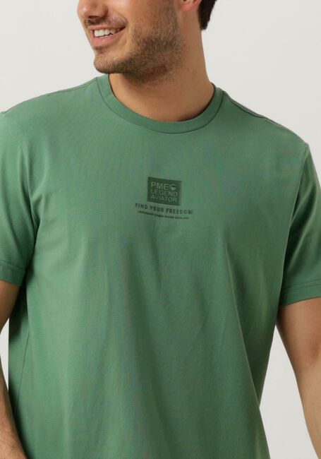Grüne PME LEGEND T-shirt SHORT SLEEVE R-NECK COTTON ELASTAN JERSEY - large