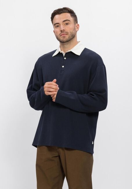 Dunkelblau FOR&Eacute;T Polo-Shirt MATCH RUGBY STRUCTURED SWEATSHIRT - large