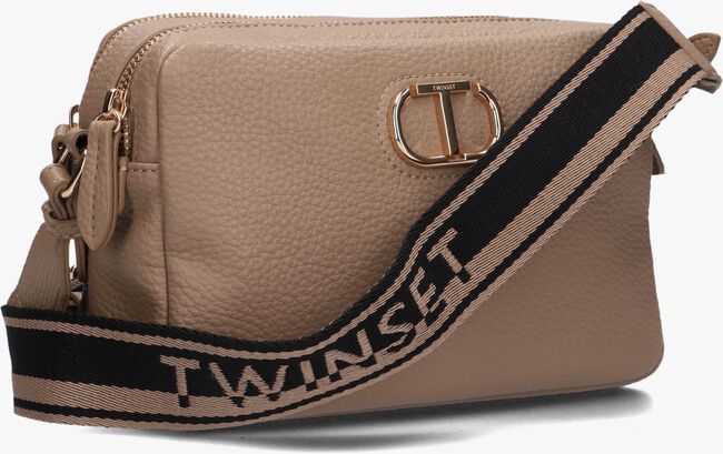 Taupe TWINSET MILANO Umhängetasche CAMERA BAG 7240 - large