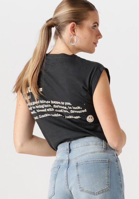 Schwarze BY-BAR T-shirt THELMA DICTIONARY TOP - large