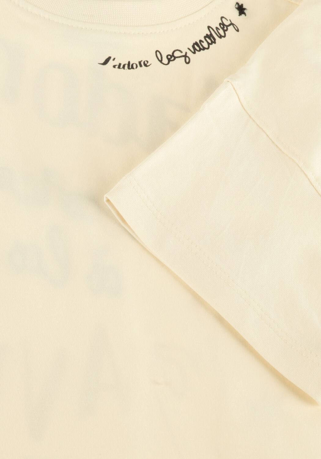 Creme INDIAN BLUE JEANS T-shirt T-SHIRT WIDE CROPPED - large