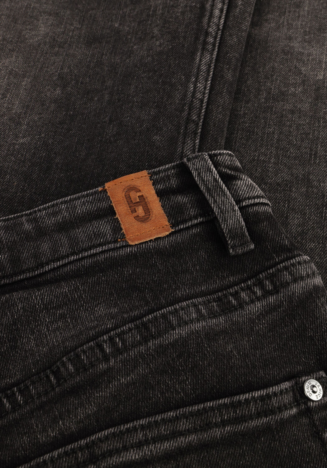 Schwarze JANICE Wide jeans MASON - large