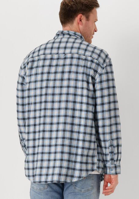 Blaue TOMMY JEANS Casual-Oberhemd TJM BADGE FLANNEL SHIRT EXT - large