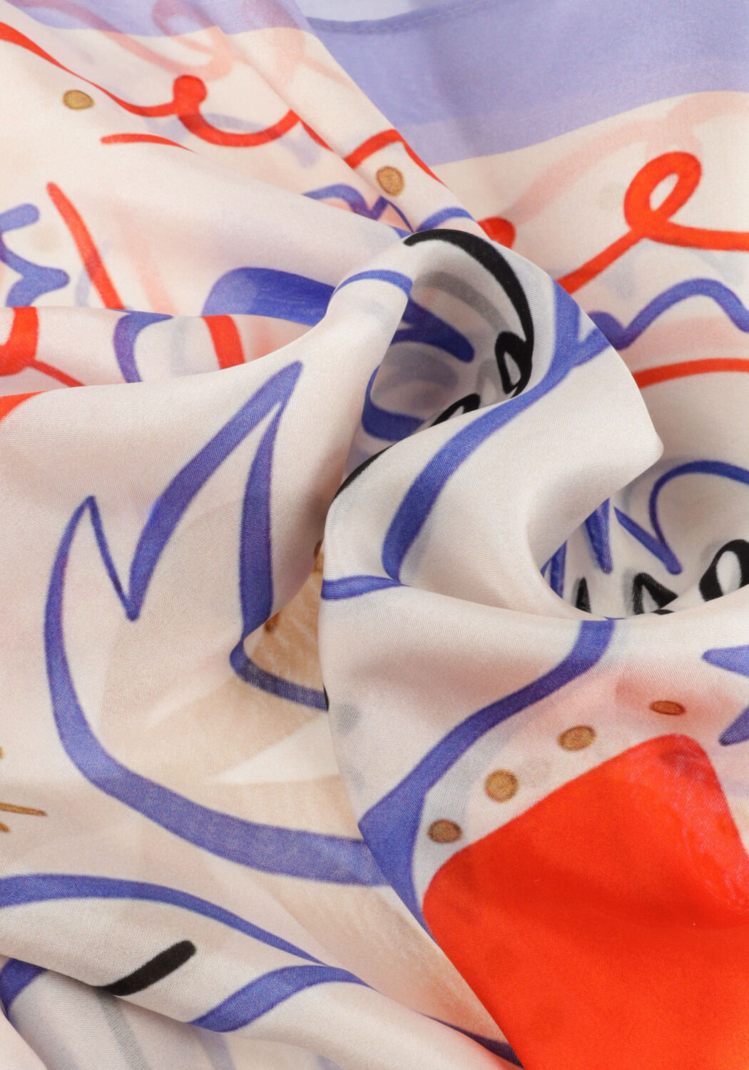 Blaue MOMENT IN MAY. Schal BEE - large