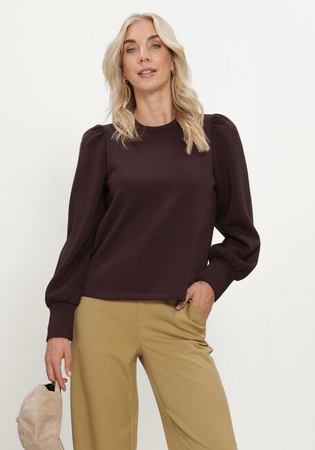 Braune OBJECT Pullover OBJANDREA RE L/S O-NECK - large