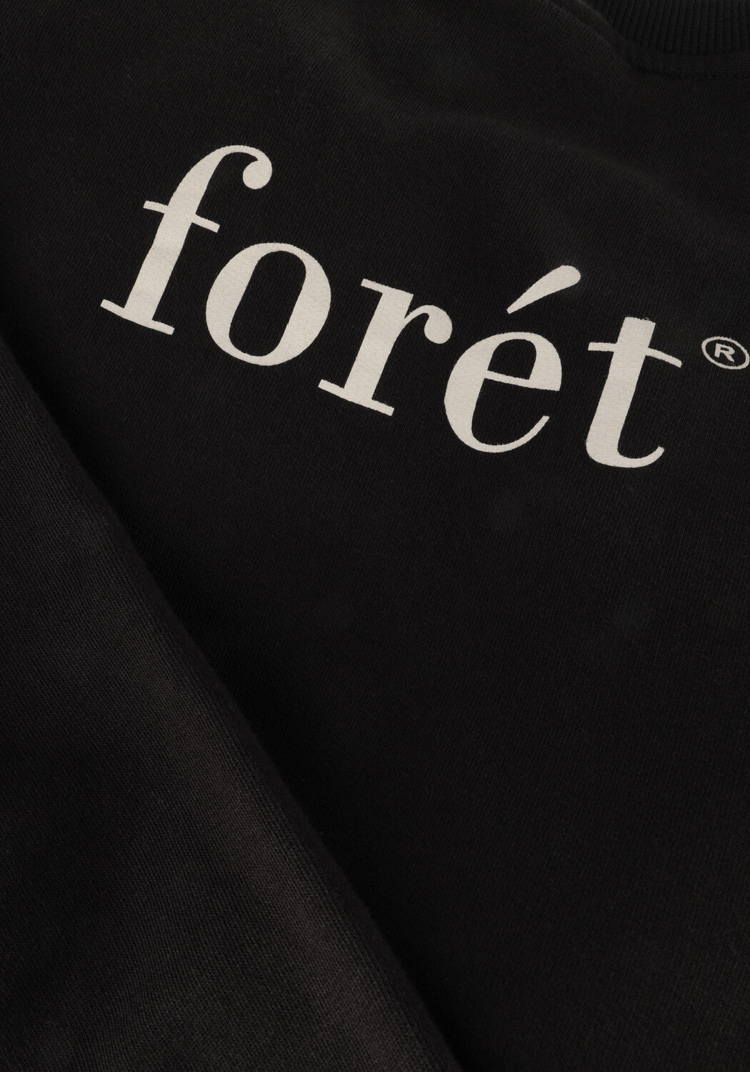 Schwarze FOR&Eacute;T Pullover STILL SWEATSHIRT - large