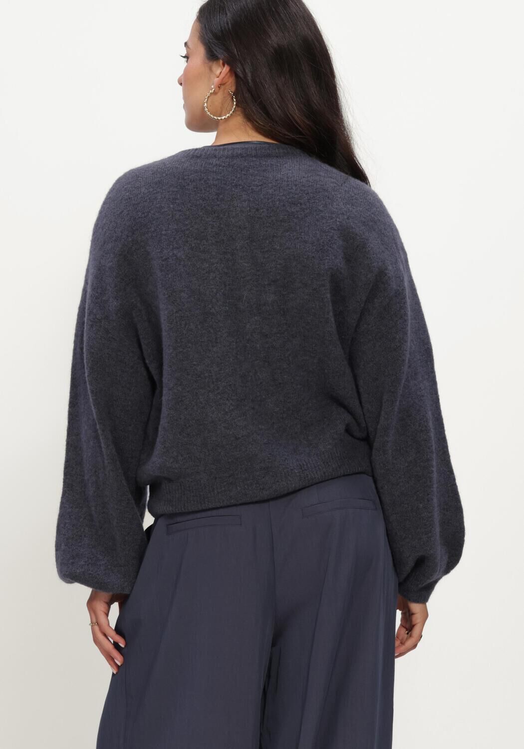 Dunkelgrau MSCH COPENHAGEN Strickjacke MSCHBONDIE HOPE CARDIGAN - large