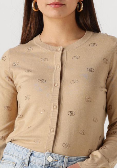 Beige LIU JO Strickjacke ECS MAGLIA APERTA M/L - large