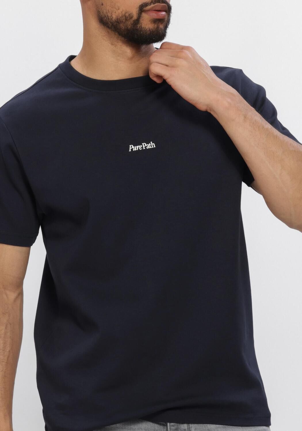 Dunkelblau PURE PATH T-shirt TRIO OF FLOWERS T-SHIRT - large