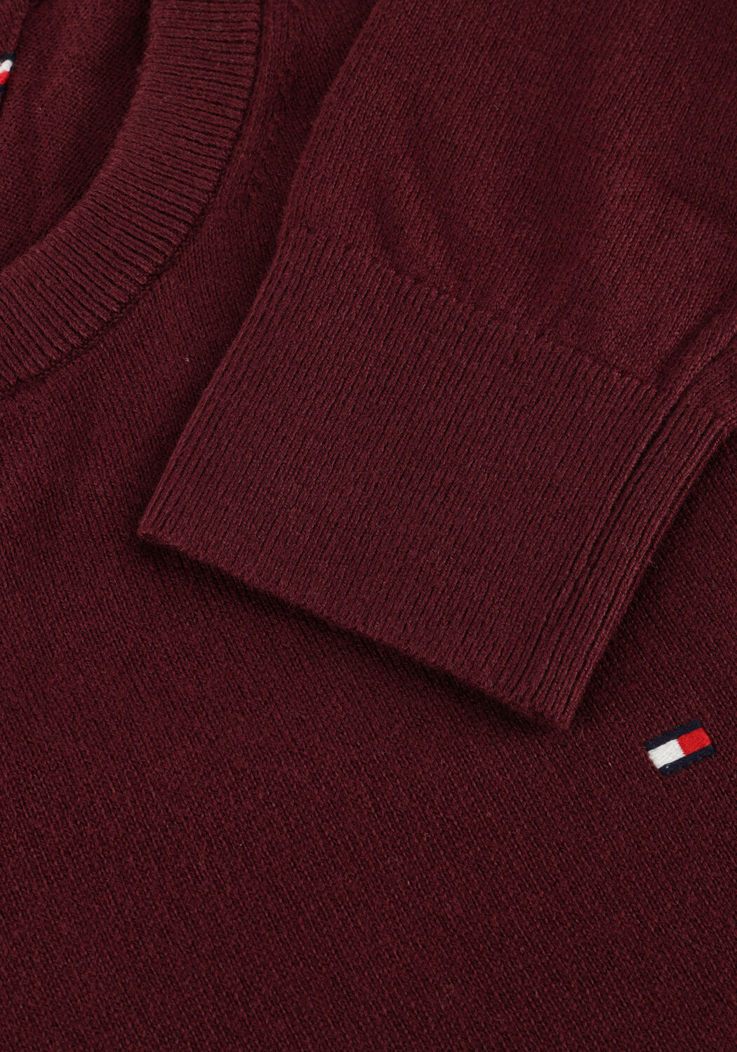 Bordeaux TOMMY HILFIGER Pullover PIMA ORG CTN CASHMERE CREW NECK - large
