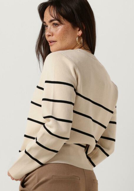 Beige SELECTED FEMME Pullover SLFLIVA LS KNIT O-NECK - large