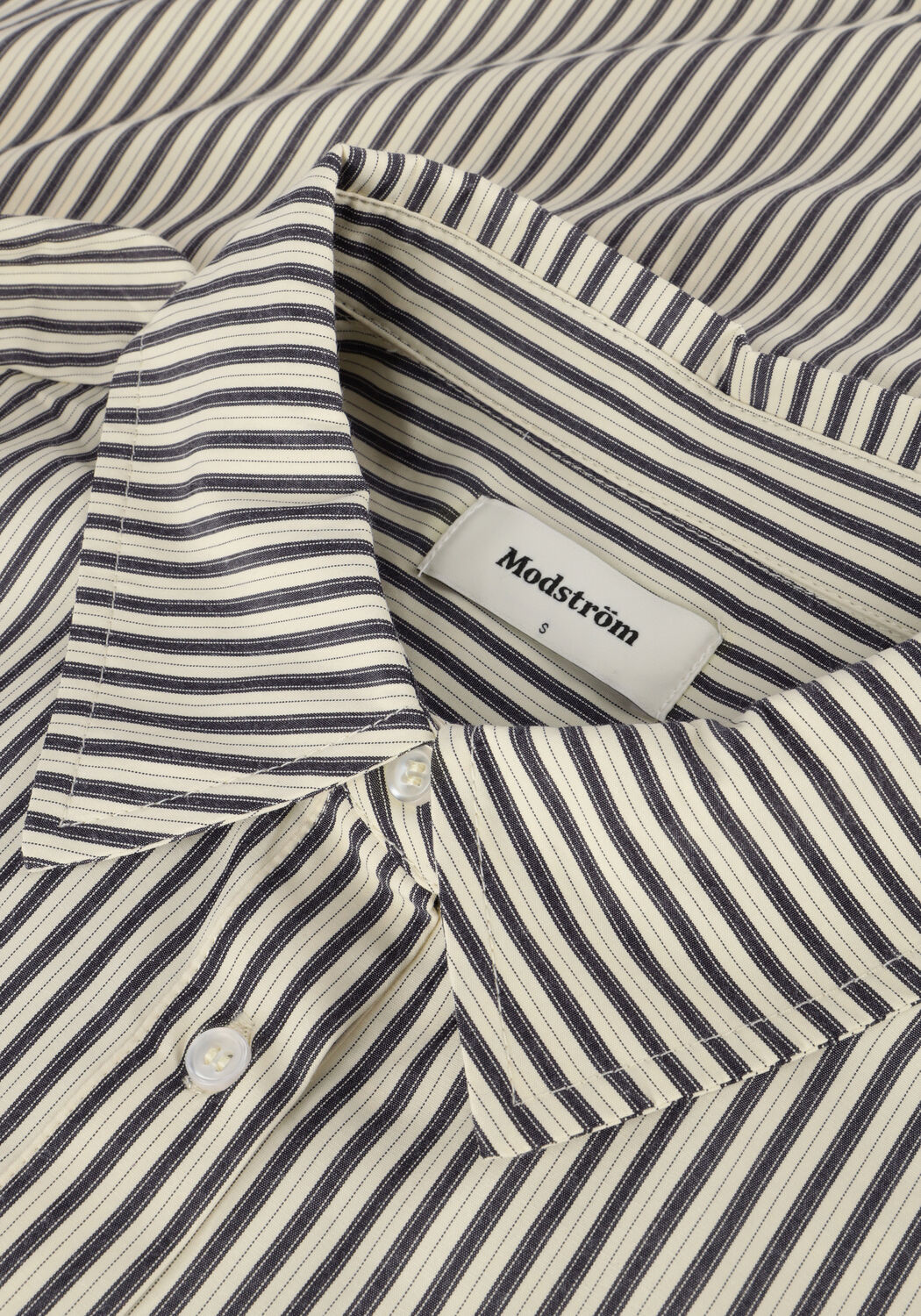 Ecru MODSTR&Ouml;M Blusen KORAMD LS SHIRT - large