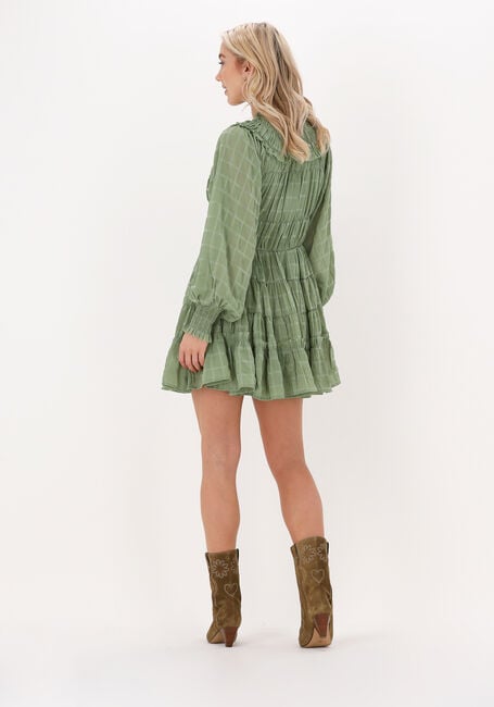 Olive NA-KD Minikleid STRUCTURED CHIFFON MINI DRESS - large