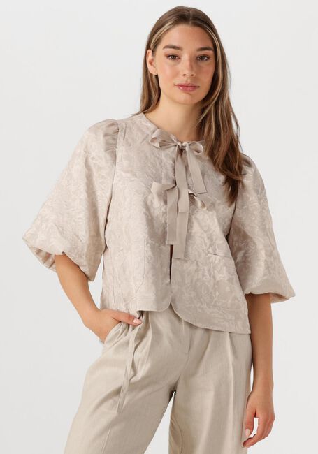 Taupe SUMMUM Blusen BLOUSE JACQUARD - large