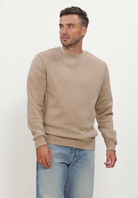 Beige G-STAR RAW Pullover PREMIUM CORE R SW L\S - large