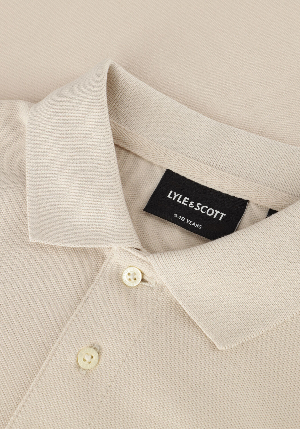 Ecru LYLE & SCOTT Polo-Shirt PLAIN POLO SHIRT 1 - large
